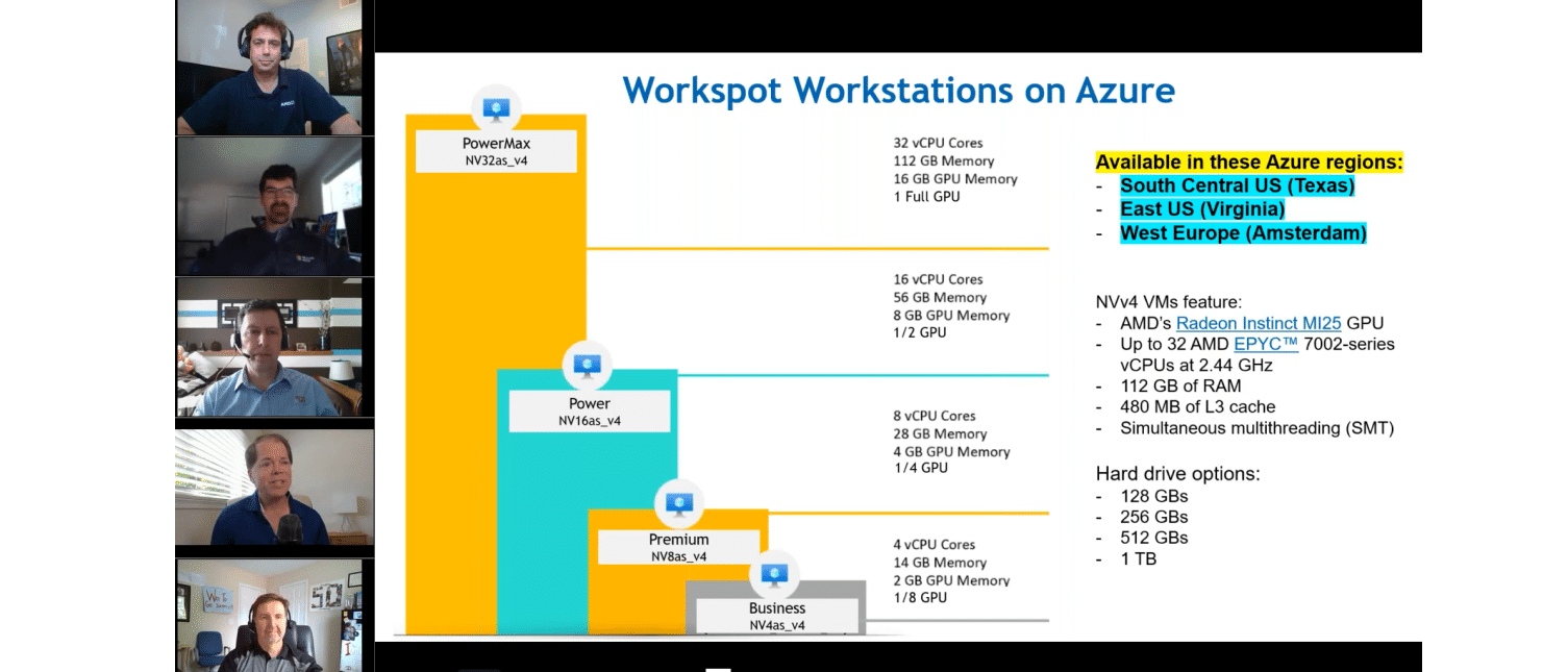 Webinar AMD-powered Workspot workstations on Azure