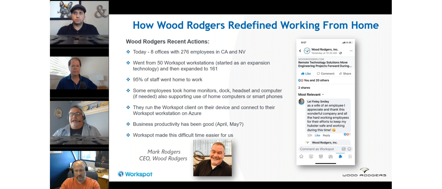 Webinar highlights Wood Rodgers Customer Success